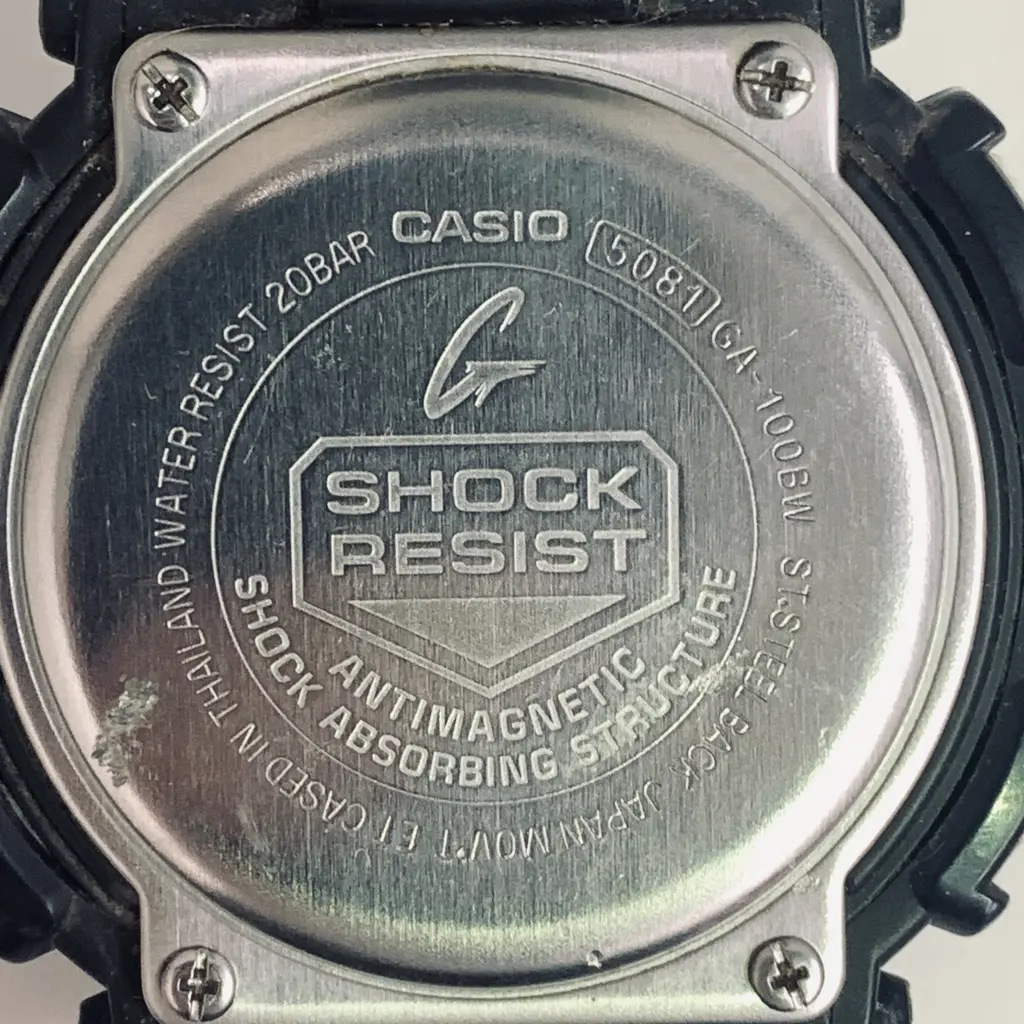 Mens G-Shock Watch - Model GA100BW Image 1++