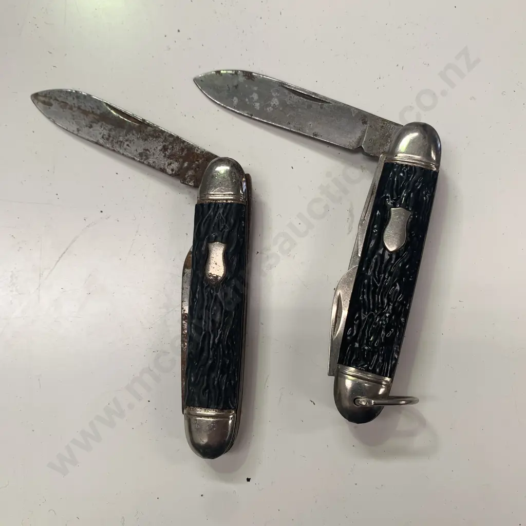Pair of Richards Sheffield England Pocket Knives Image 1++