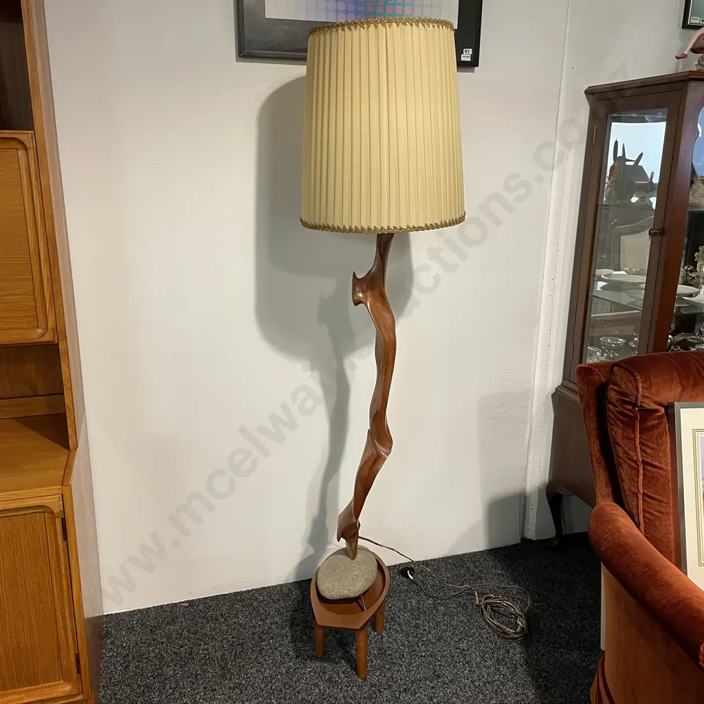 Very Cool Mid Century Grahamware Lamp Image 1++