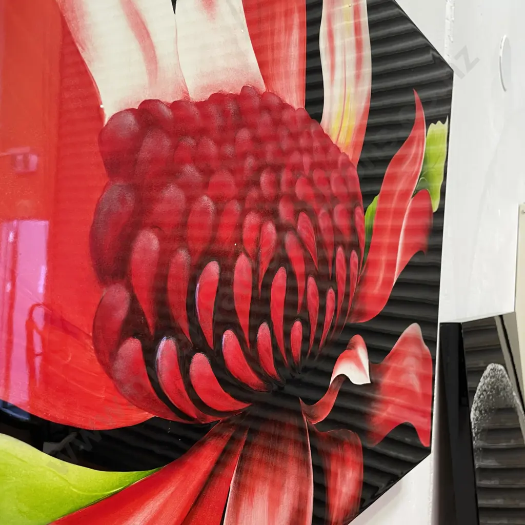 Stunning Modernist Relief Lacquered Artwork, 90 x 60cm Image 1++