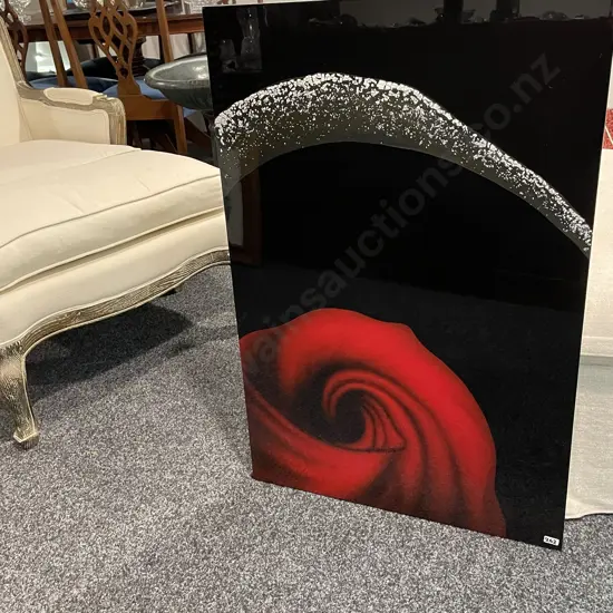 Stunning Modernist Relief Lacquered Artwork, 90 x 60cm