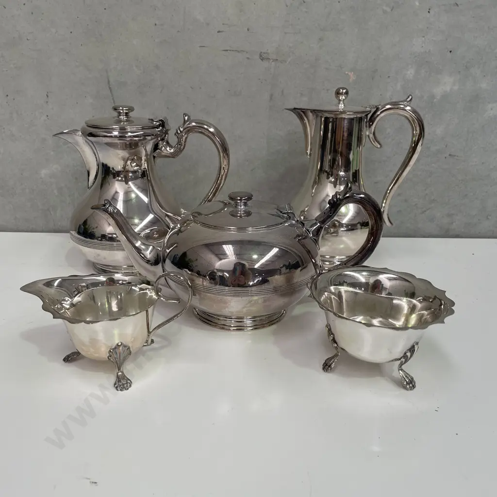 Walker and Hall Silver Plated items with other English Silver Plated ware with Silver Tray Image 1++