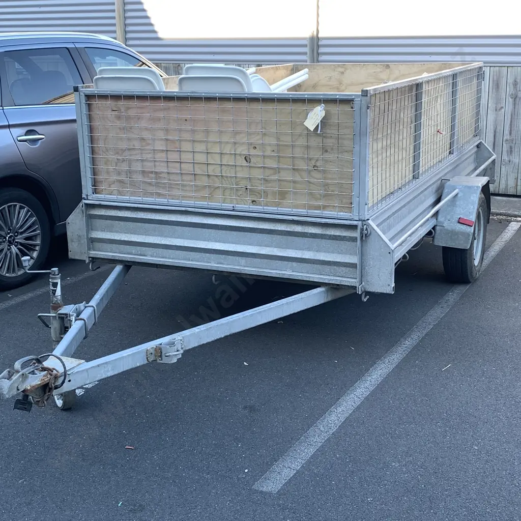 Large Single Axle Caged Trailer. Cage 313 x 160cm - full length 4.75m Image 1++