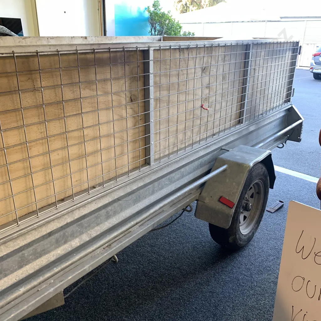 Large Single Axle Caged Trailer. Cage 313 x 160cm - full length 4.75m Image 1++