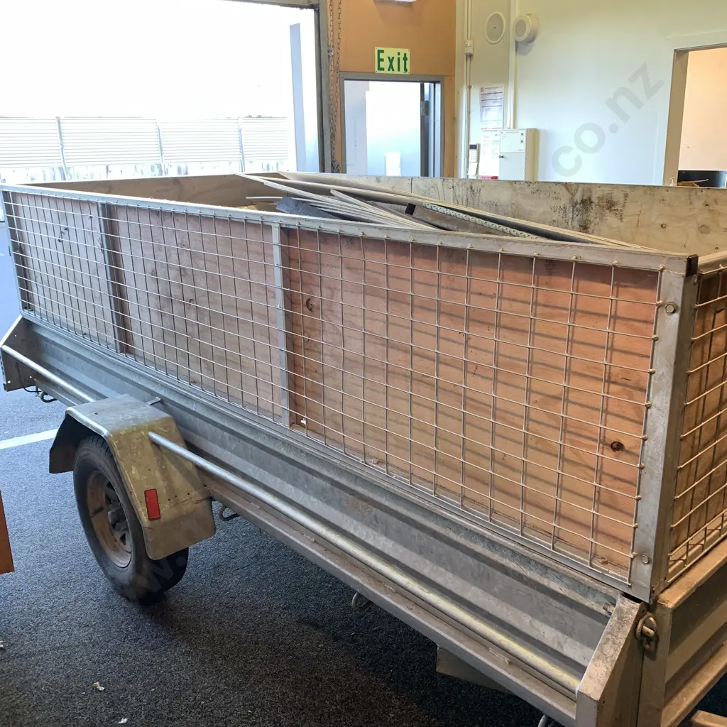 Large Single Axle Caged Trailer. Cage 313 x 160cm - full length 4.75m Image 1++
