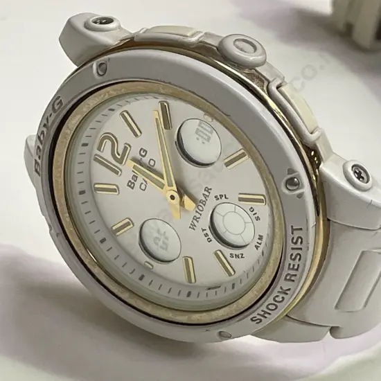Casio Baby-G White Watch. WR10BAR