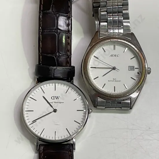 Two Watches. Daniel Wellington and Adec