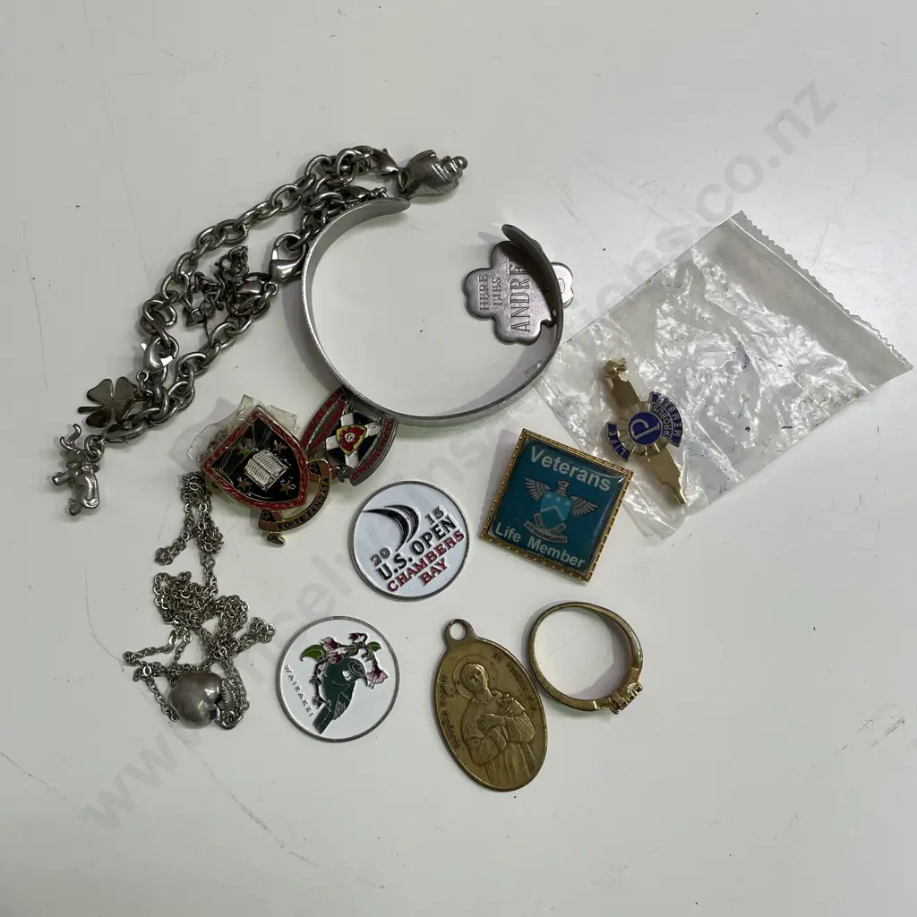 Assorted Jewellery and Badges Image 1++