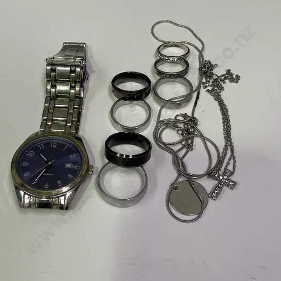 Assorted Jewellery Items including Watch