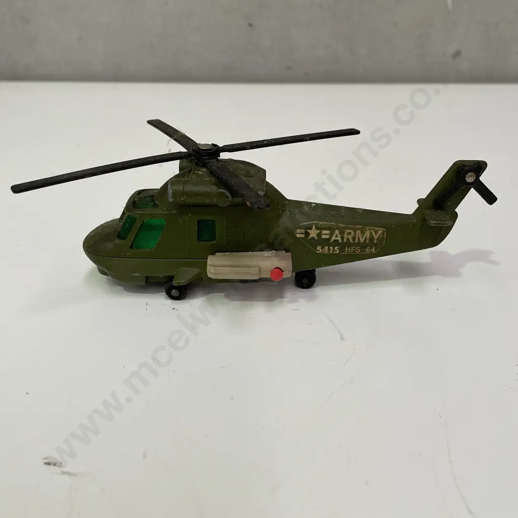 Matchbox Army Helicopter DieCast Toy Image 1++