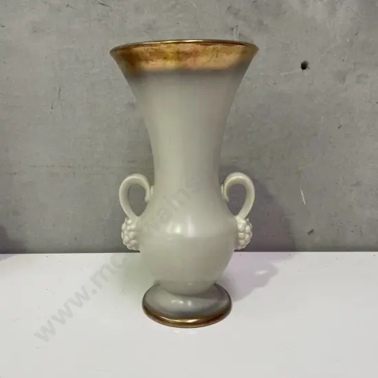 Vintage Mid Century German 2 handled vase. H23cm