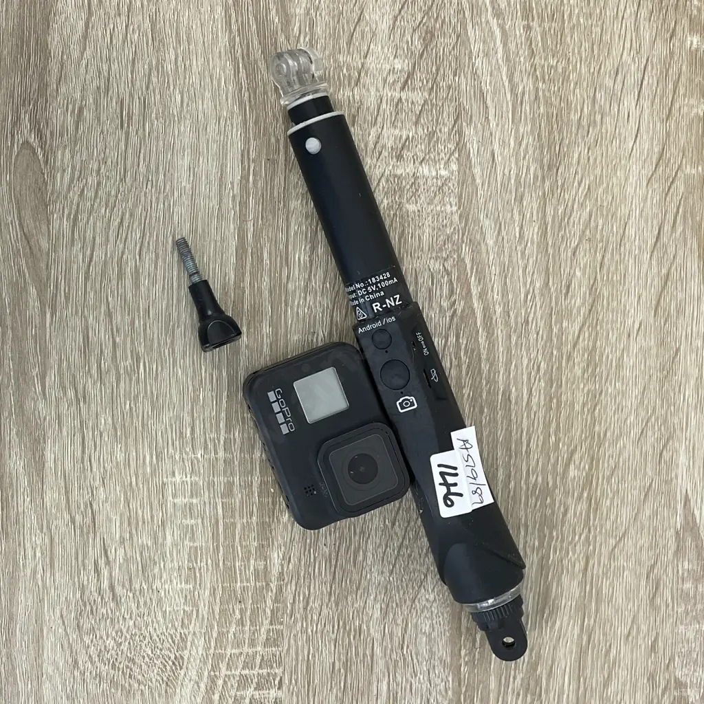 GoPro 8 Black with Endeavour Bluetooth Selfie Stick with Built-in Remote Model 183428 Image 1++