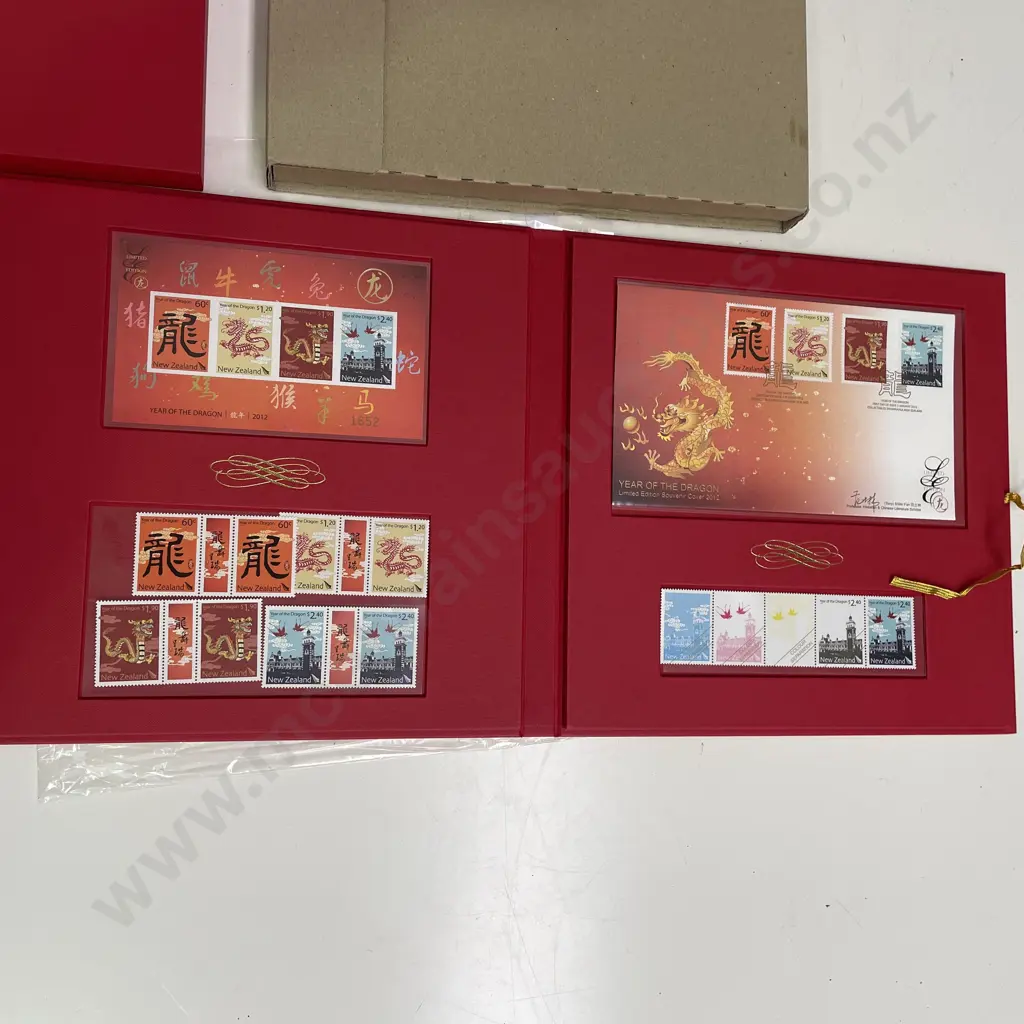 Limited Edition Year of the Dragon 2012 Collectors Stamp Pack, Boxed As new Image 1++