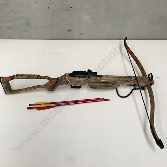 Camouflage Crossbow with 2 Arrows