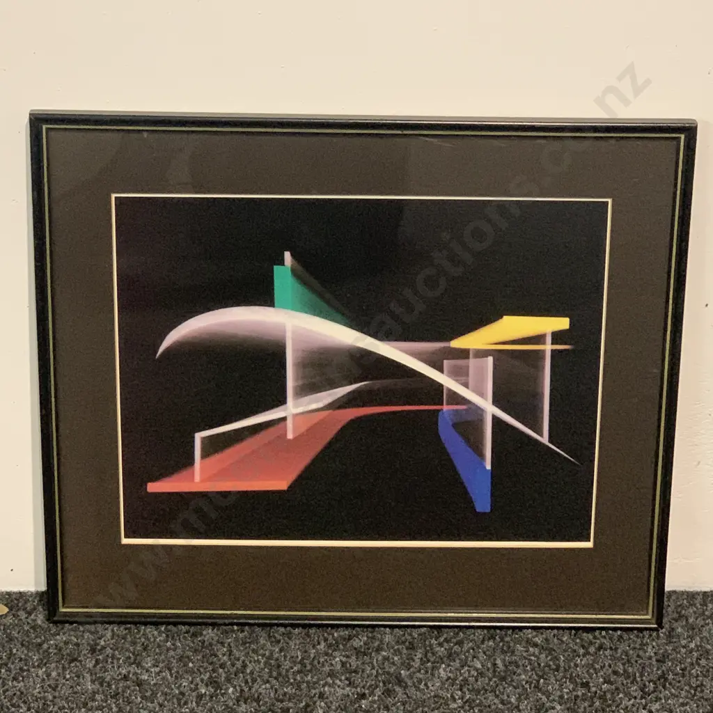 Framed and Glazed Print similar to 'Modern Frame Space', 54 x 45cm Image 1++