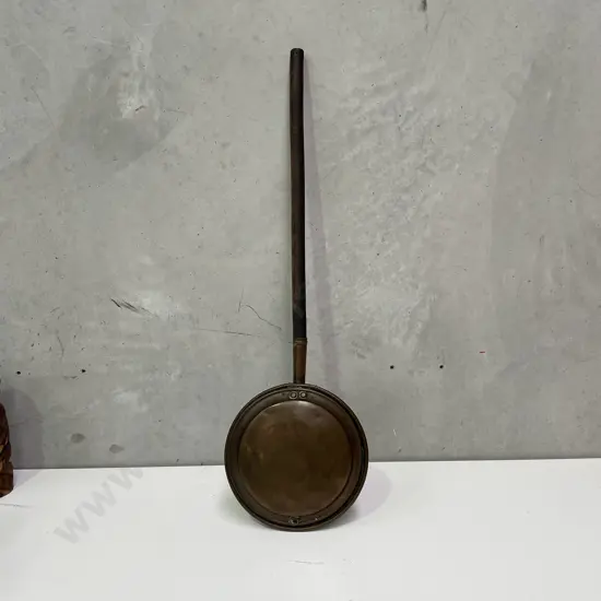 Antique Copper Bed Warmer