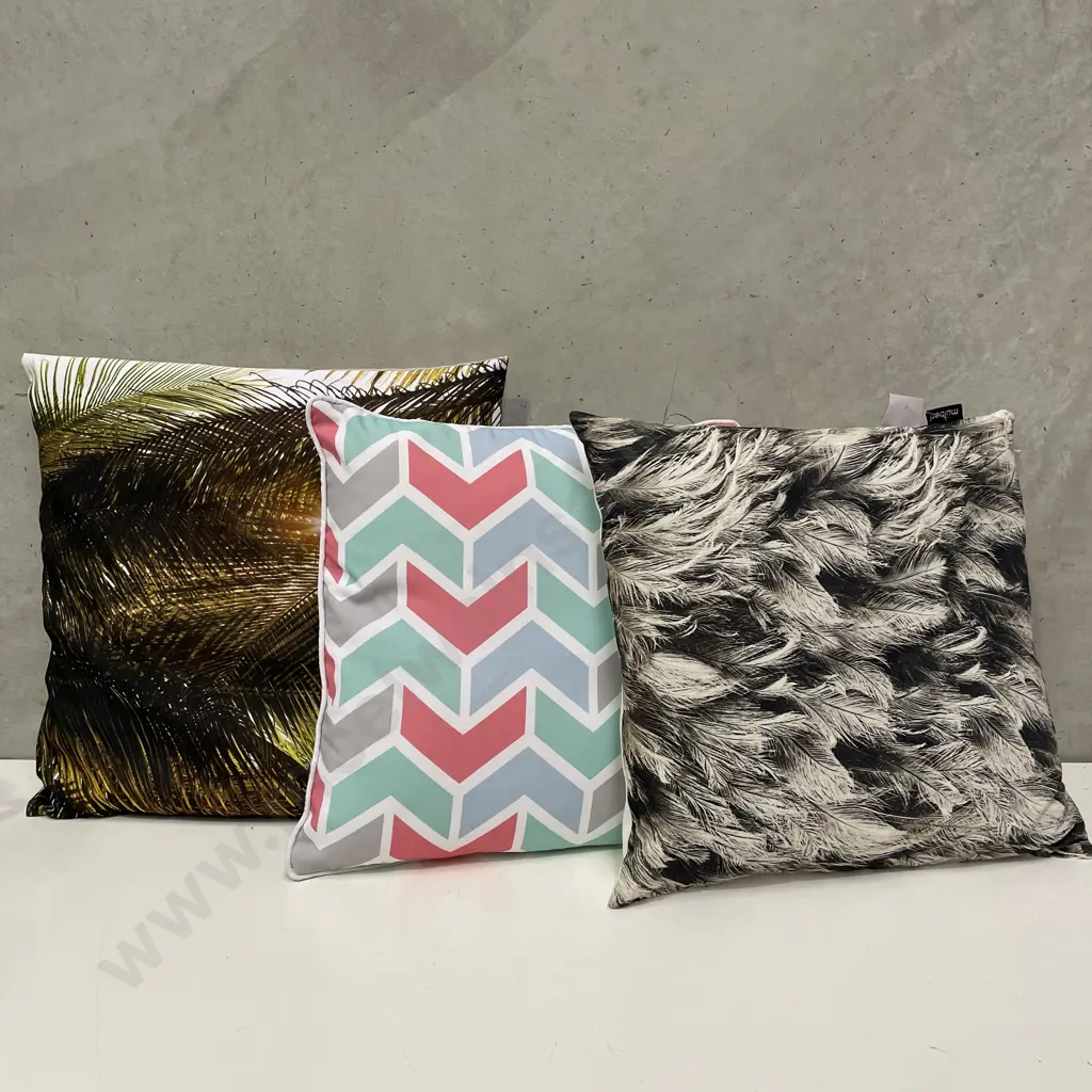 Three As New Designer Scatter Cushions Image 1++
