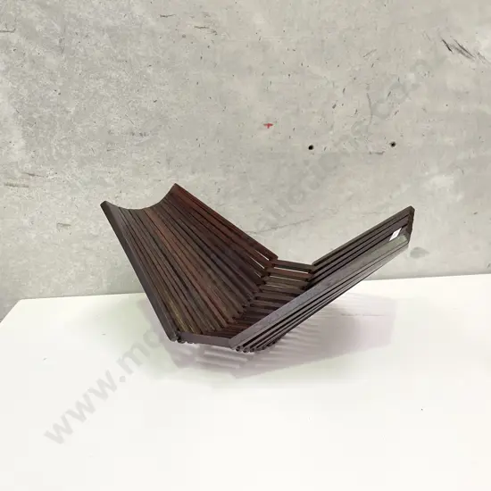 Folding Wooden Mid Century Style Fruit Bowl