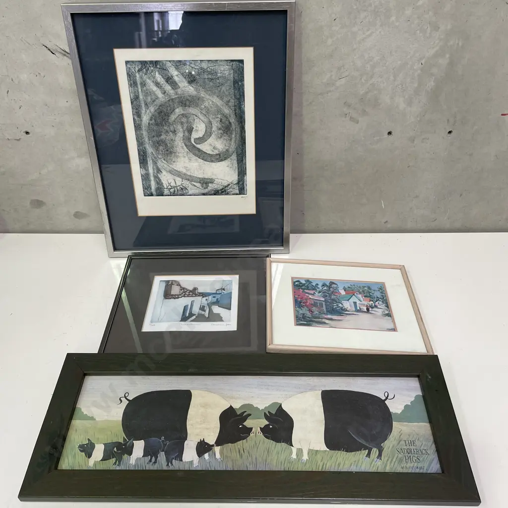 Assorted Framed Prints. One limited edition Image 1++