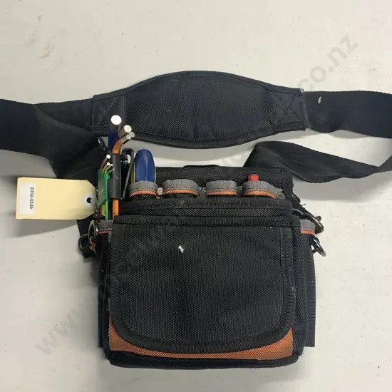 Klein Builders Satchel with Various small tools