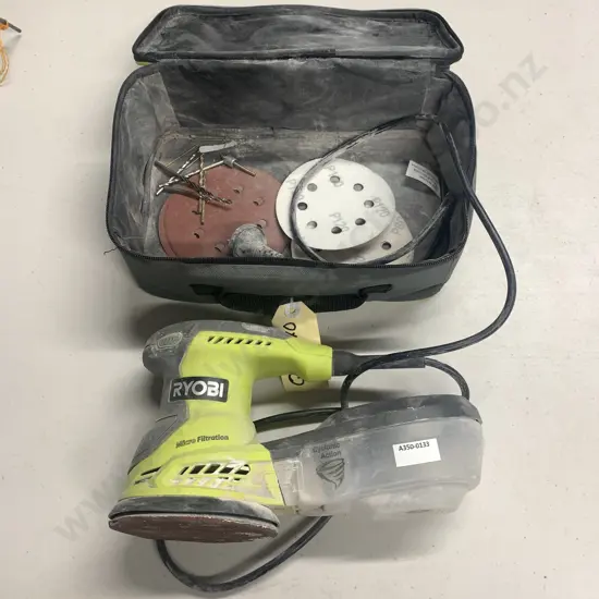 Corded Ryobi Sander Model ROS300 in Bag