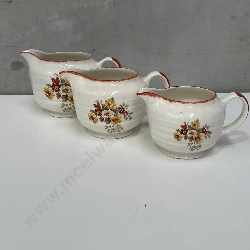 Set of 3 Swinnertons Jugs, graduated sizes. Tallest 13cm High Image 1++