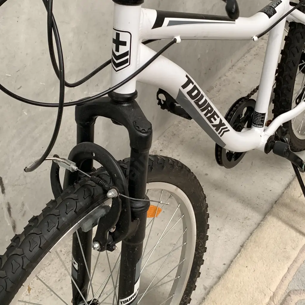 White Tourex Teenager Bike Image 1++