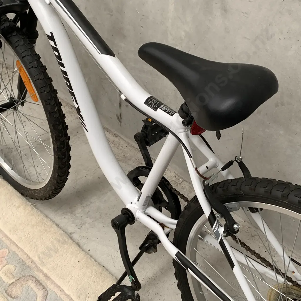 White Tourex Teenager Bike Image 1++