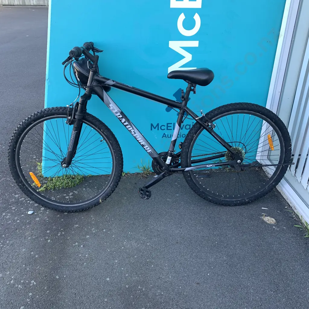 Stratosphere 6061 Lightweight Alloy Tubing Mountain Bike with Helmet Image 1++