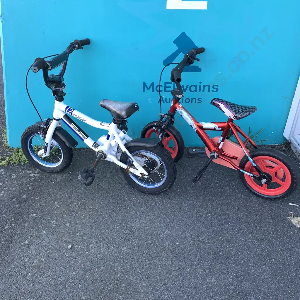 Pair of Childrens Bikes Image 1++