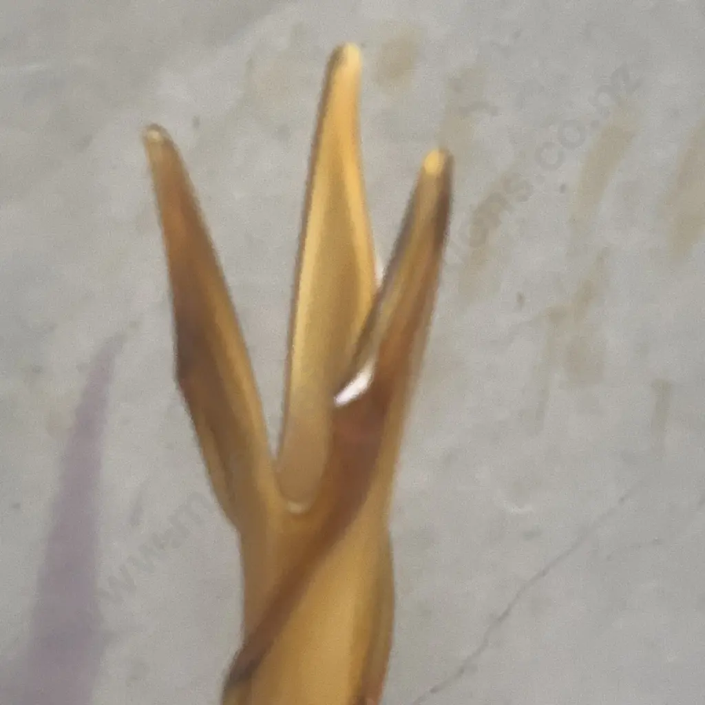 Stunning Murano? Art Glass Vase. Tall at H50cm. Yellow and liquid amber colour Image 1++