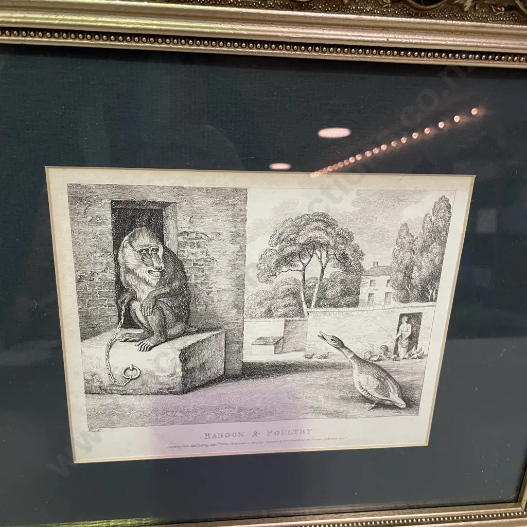Three Vintage Gilt Framed Prints by Samuel Howitt. 2 handpainted by Nightengill. Image 1++
