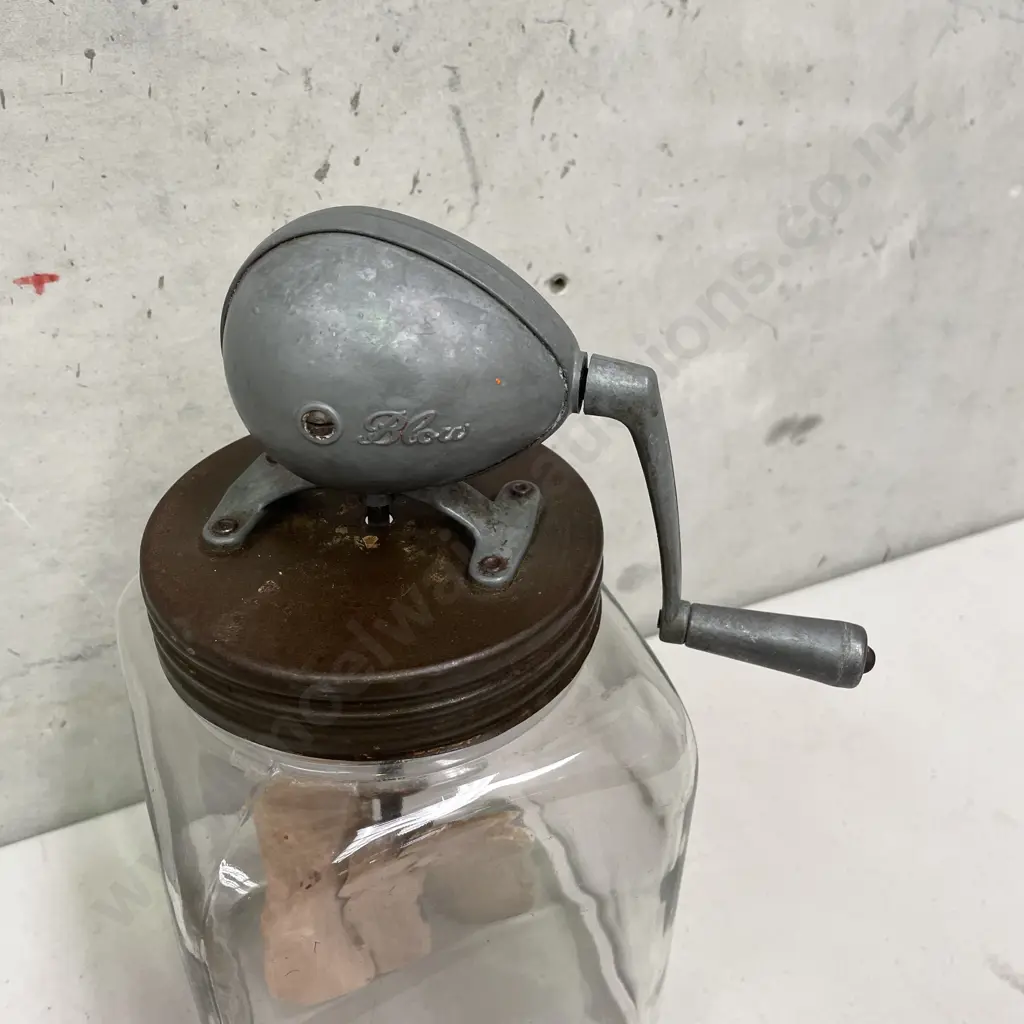 Antique Blow Butter Churn Image 1++