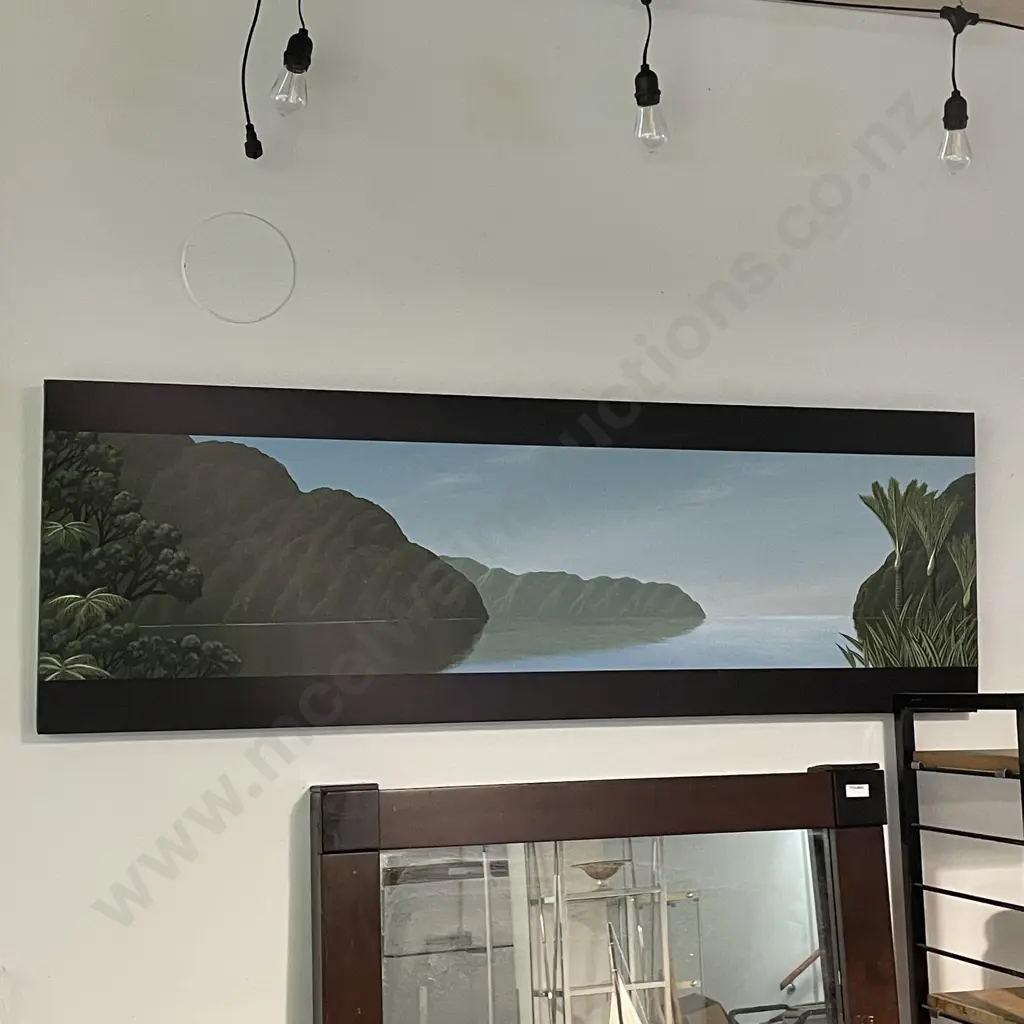 Original Signed Shaun Ryan Canvas Artwork. Dated 2010. 122 x 41cm Image 1++