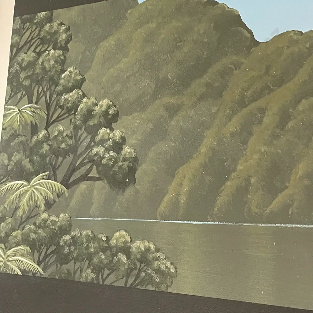 Original Signed Shaun Ryan Canvas Artwork. Dated 2010. 122 x 41cm Image 1++