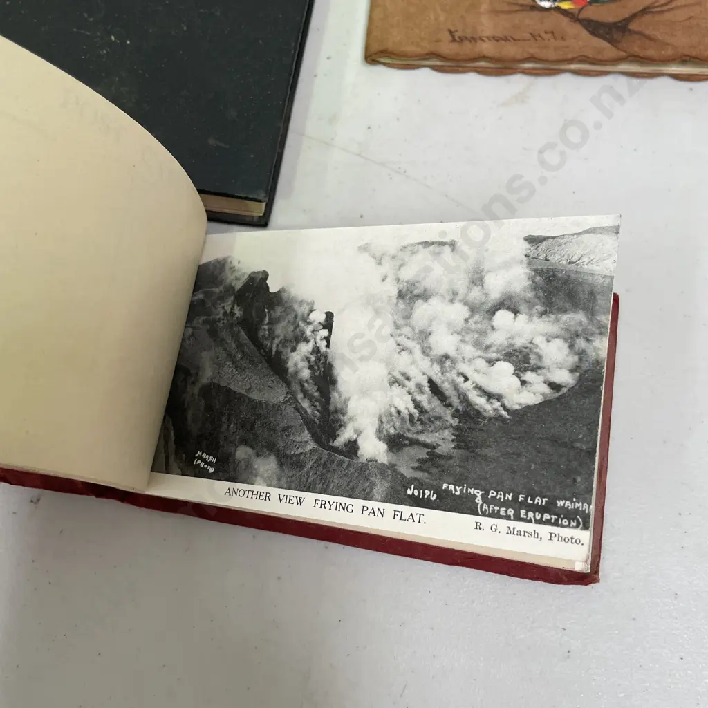Vintage Postcard Book, Autograph book and Modern Motorcycle Book Image 1++