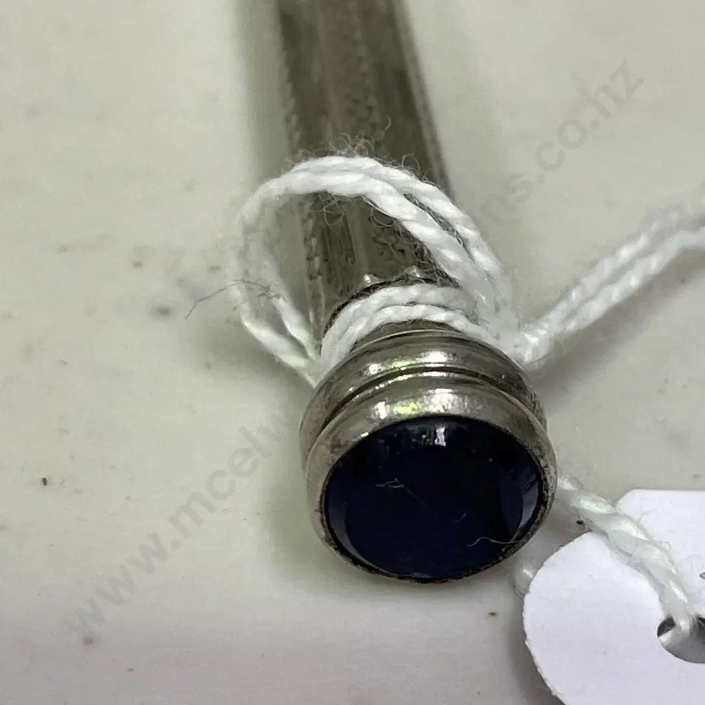 Antique Leather Cased JBAA PLDA Lighter with Silver Plated Retractable Pencil Image 1++