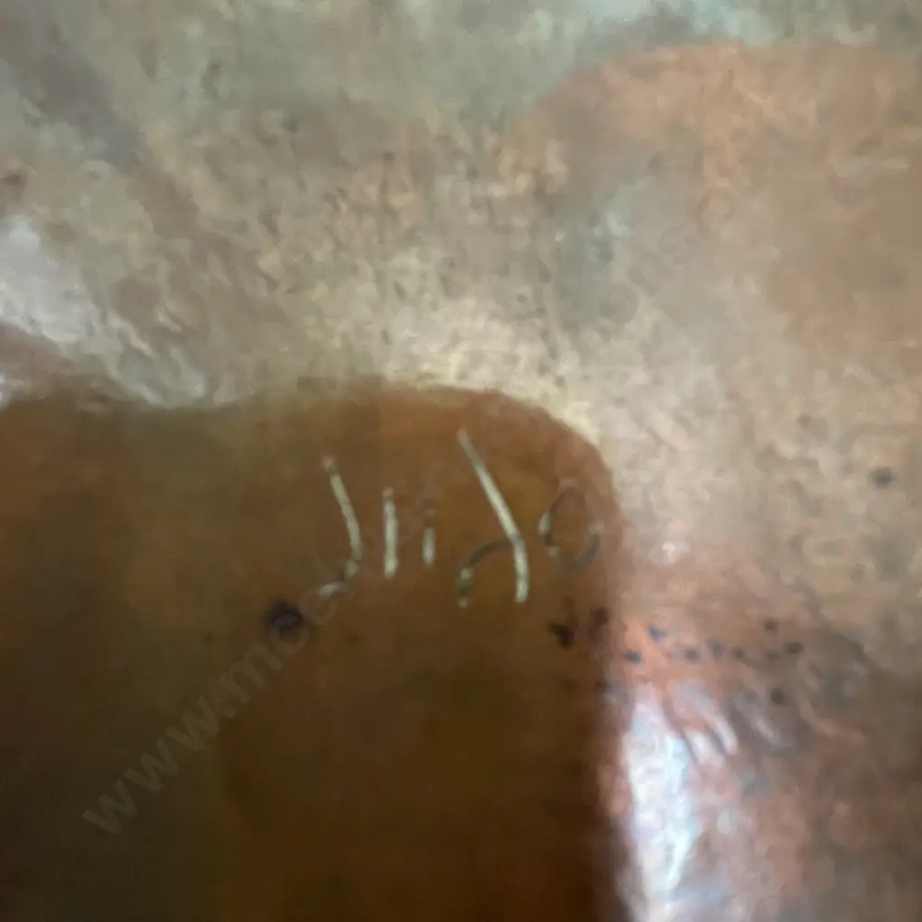 Antique Solid Copper and Silver detail Islamic Mamluk Box. Wood Lined. 19 x 11cm H5.5cm Image 1++