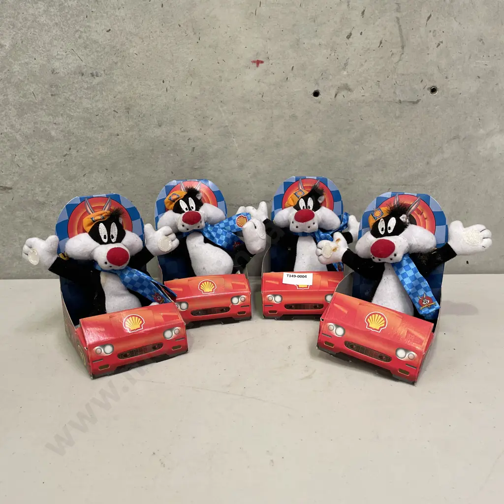 4 x Shell Looney Tunes "Sylvester" Character. In Promotional Box Image 1++
