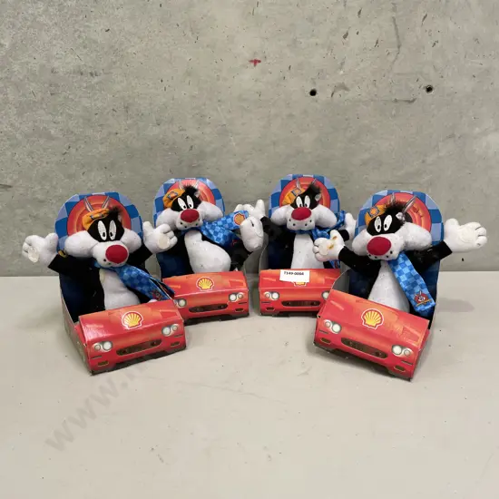 4 x Shell Looney Tunes "Sylvester" Character. In Promotional Box