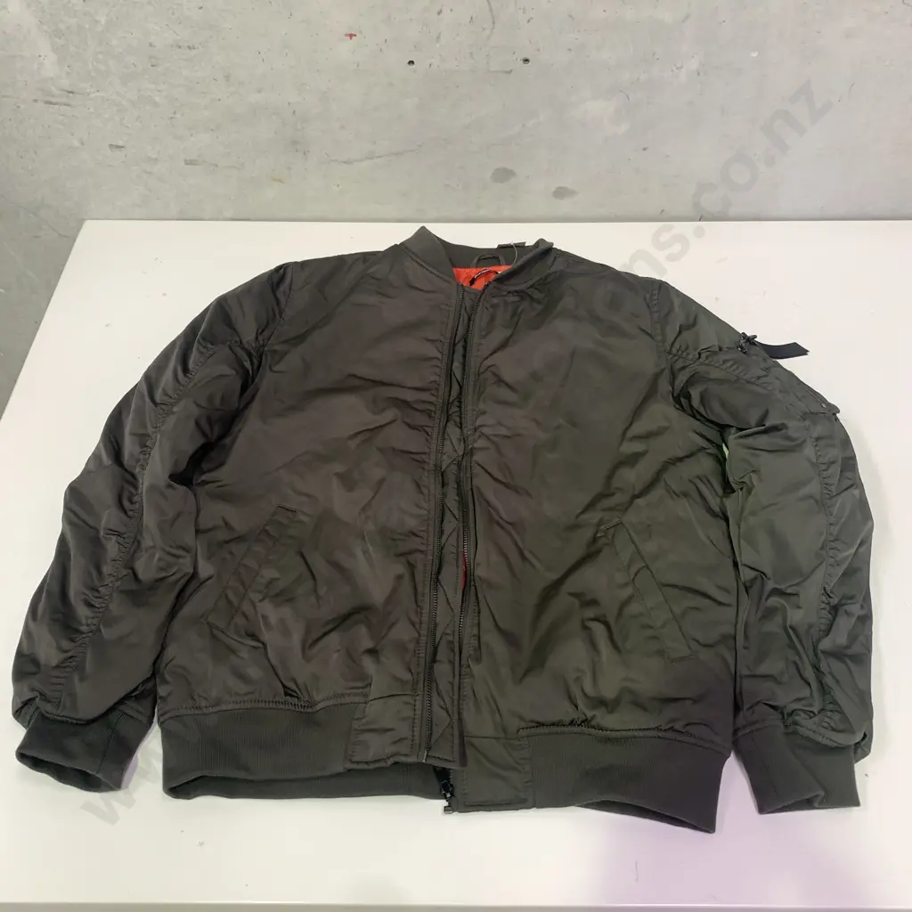 New Clothes - Garage Brand Jacket Colour KHK with Orange Liner Size L Image 1++