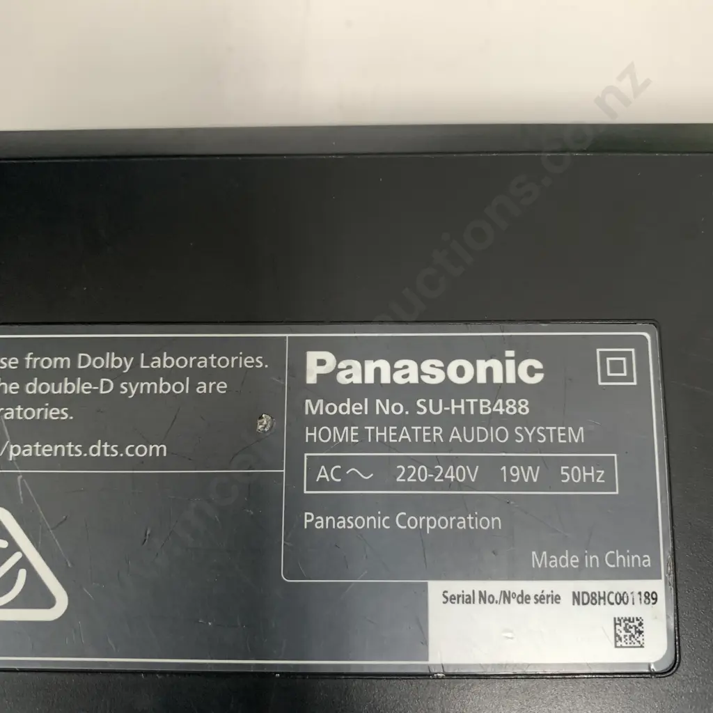 Panasonic Home Theatre System with Subwoofer and Dish TV Freeview Player Image 1++