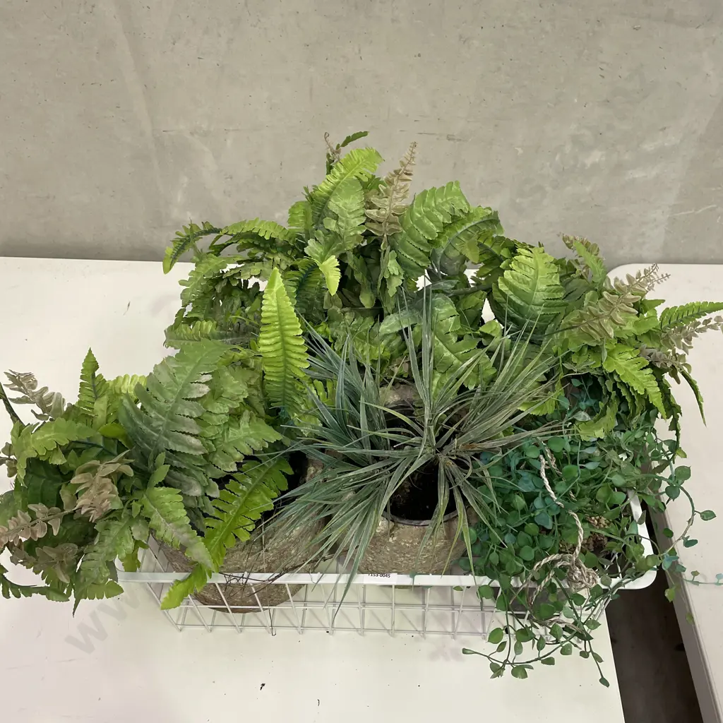 Assorted of Faux Potted Plants Image 1++