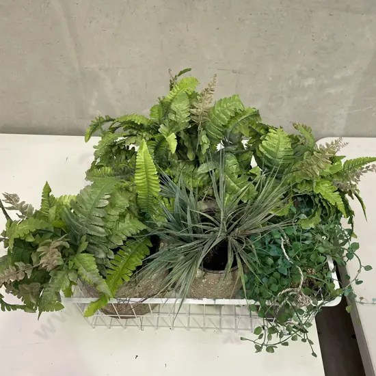 Assorted of Faux Potted Plants