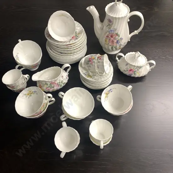 Assortment of Royal Doulton Arcadia Tea and Coffee Ware including Coffee Pot and lidded sugar and milk jug etc