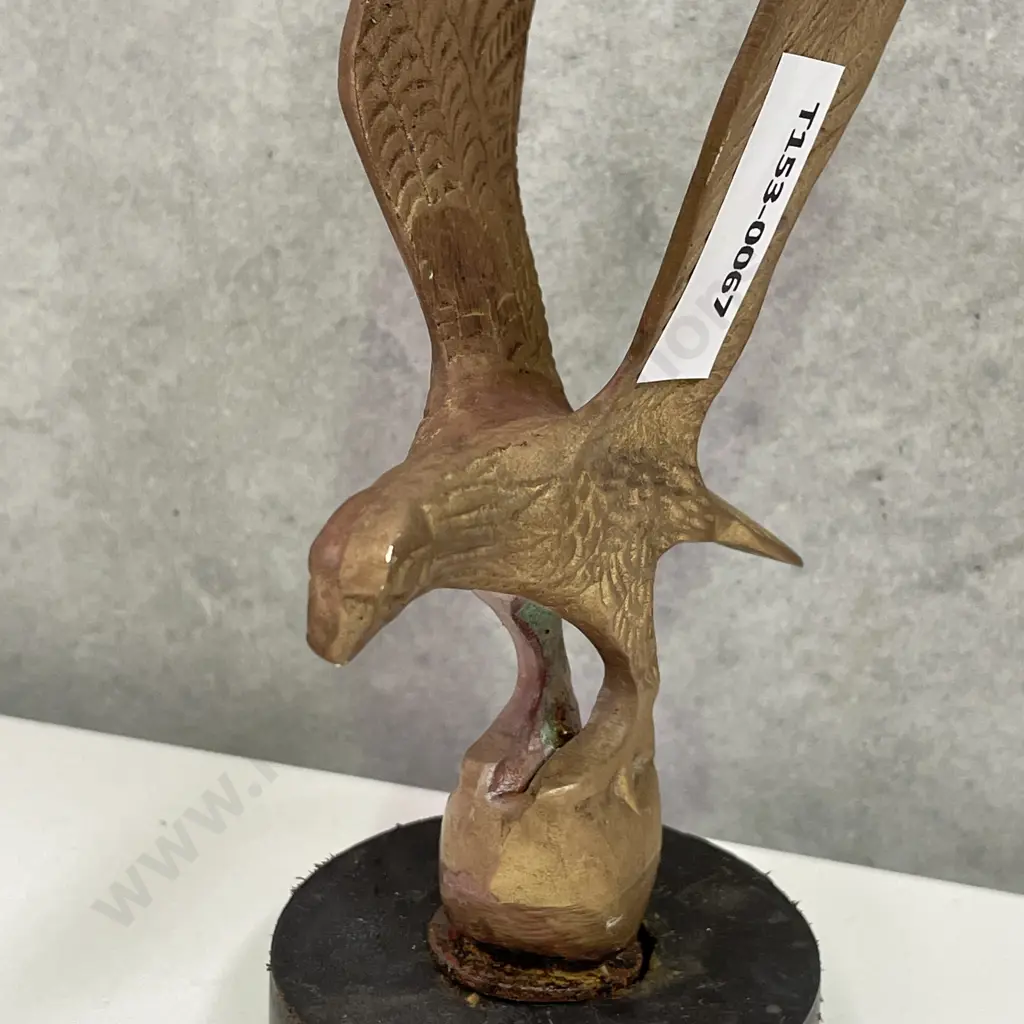 Brass Eagle Car Badge Image 1++