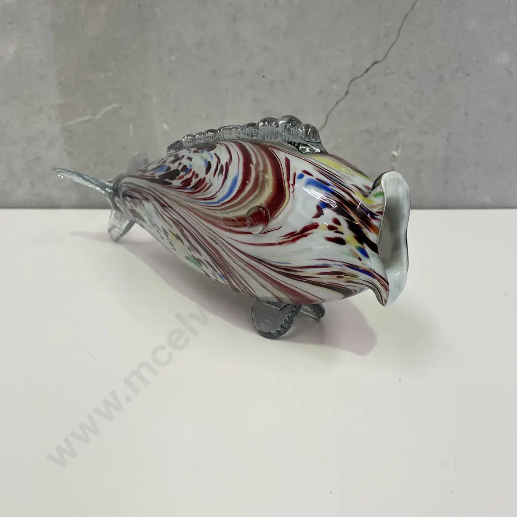 Large Murano? Multi-coloured Art Glass Fish. L34cm Image 1++