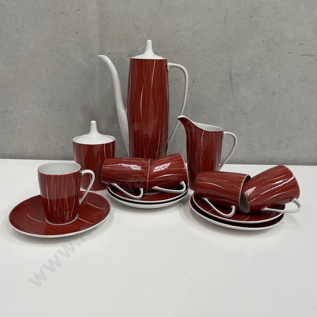 Stunning 60's Mid Century Cmielow Poland Coffee Set Image 1++
