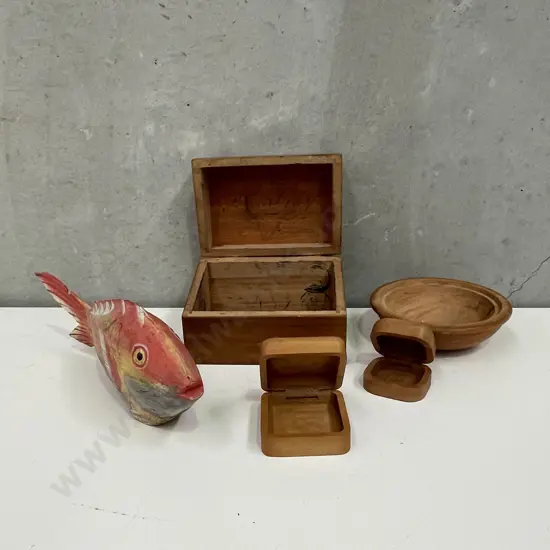 Assorted Wooden Ware