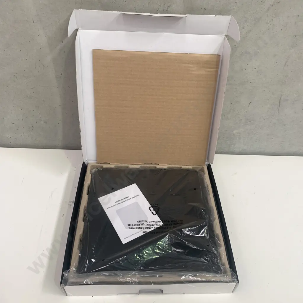 As New Smart Scale Digital Bathroom Scales - Black, Bluetooth Capable Image 1++